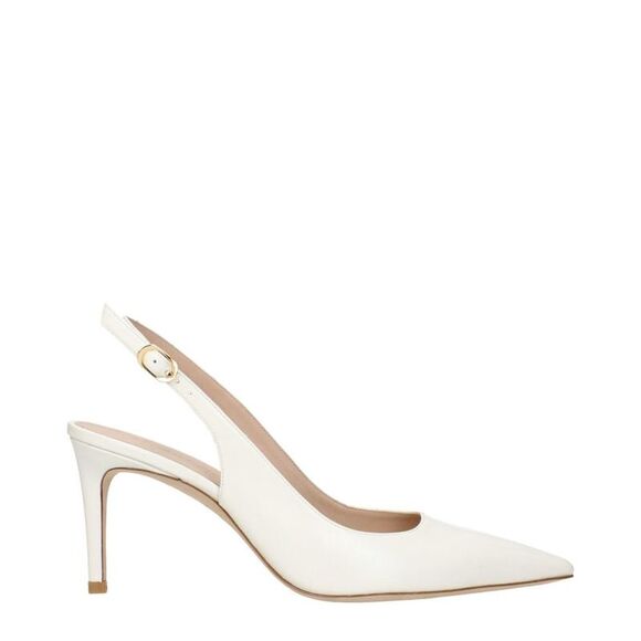 Stuart Weitzman Women Beige Sandals - Picture 1 of 5